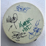 Load image into Gallery viewer, Run DMC and the Beastie Boys 10 inch tambourine signed with proof
