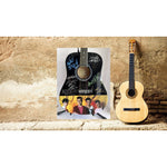 Load image into Gallery viewer, Morrissey, Johnny Marr, Andy Rourke, Mike Joyce, The Smiths acoustic guitar signed with proof
