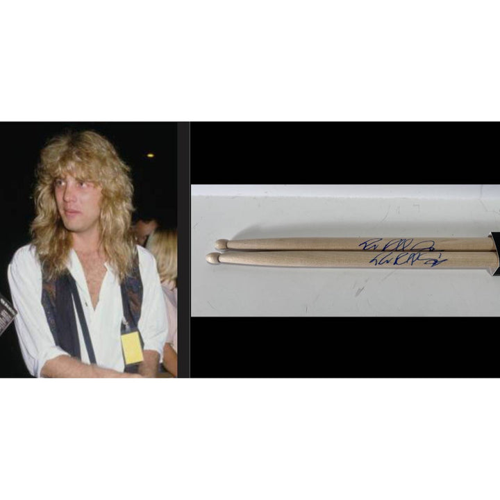 Steven Adler Guns N Roses Drumsticks signed with proof