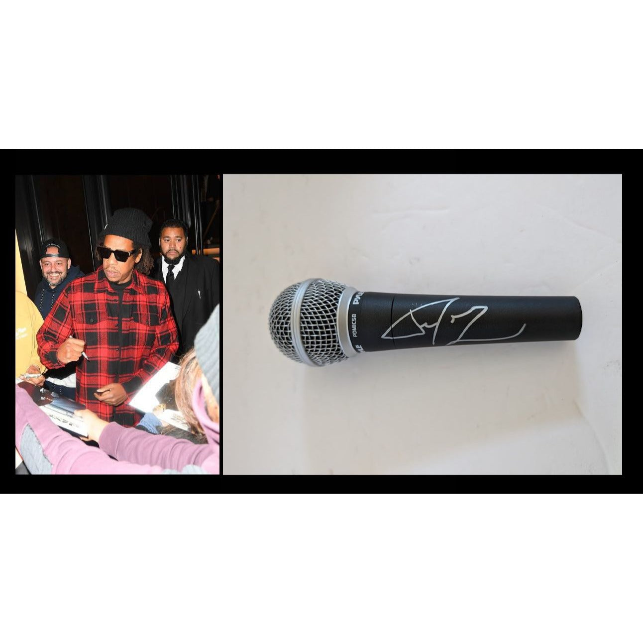 Shawn Corey Carter 'Jay Z' microphone signed with proof