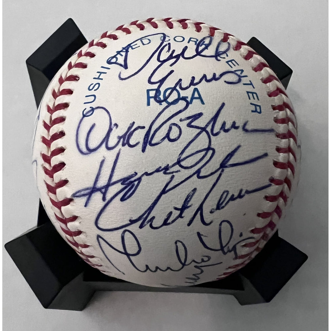 Kirk Gibson Willie Hernandez Sparky Anderson Detroit Tigers World Series champions team signed baseball with proof