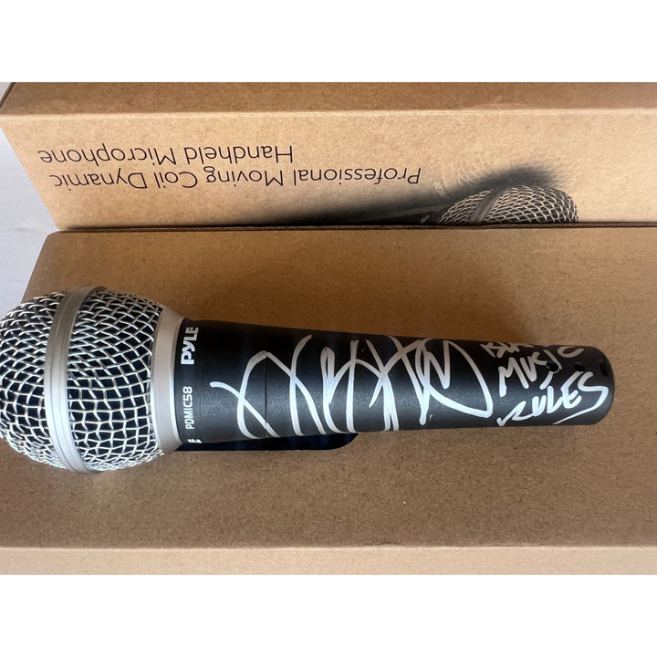 Jimmy Buffet microphone signed with proof