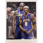 Load image into Gallery viewer, Los Angeles Lakers Kobe Bryant and Shaquille O&#39;Neal 16x20 photo signed with proof
