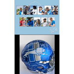Load image into Gallery viewer, Detroit Lions 2023-24  Jared Goff Dan Campbell Penei Sewell Amon-ra St Brown Aidan Hutchinson Detroit Lions Riddell speed full size team sig
