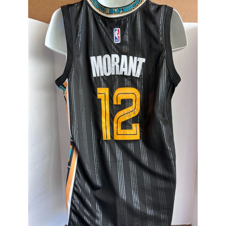 Ja Morant Memphis Grizzlies size XL game model jersey signed with proof