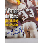 Load image into Gallery viewer, Kurt Warner St Louis Rams full Sports Illustrated magazine signed with proof
