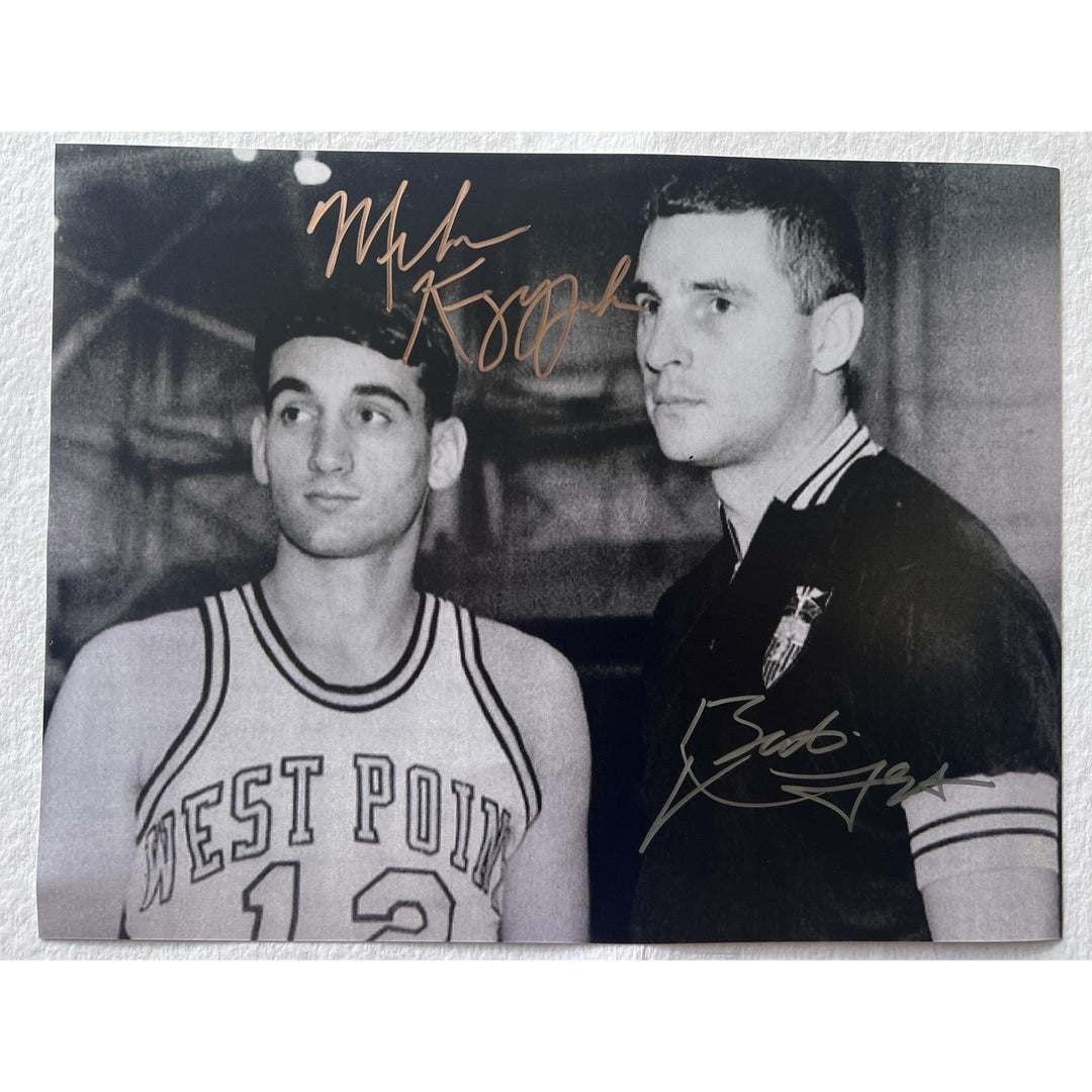 Bobby Knight and Coach Mike Krzyzewski 11 by 14 photo signed