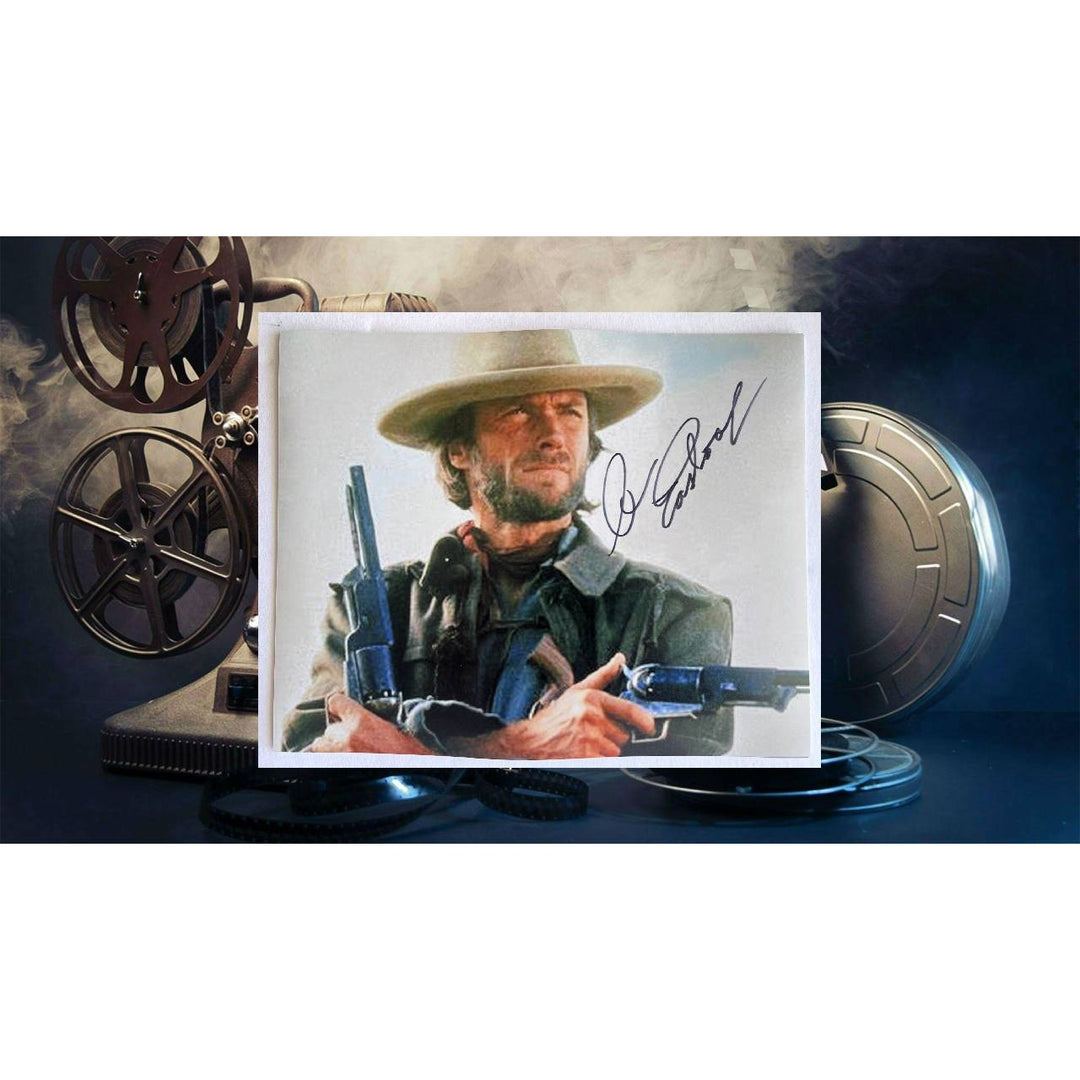 Clint Eastwood 8 x 10 photo signed  with proof