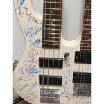 Load image into Gallery viewer, Jimmy Page, Eddie Van Halen, Angus Young, Eric Clapton, 25 guitar Legends BadAax electric guitar signed with proof
