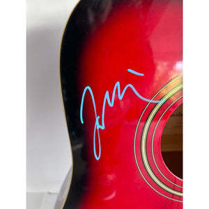David Grohl Taylor Hawkins Foo Fighters full size acoustic guitar signed with proof