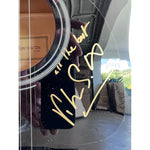 Load image into Gallery viewer, Phil Collins Peter Gabriel Mike Rutherford Tony Banks Genesis full size acoustic guitar signed with proof
