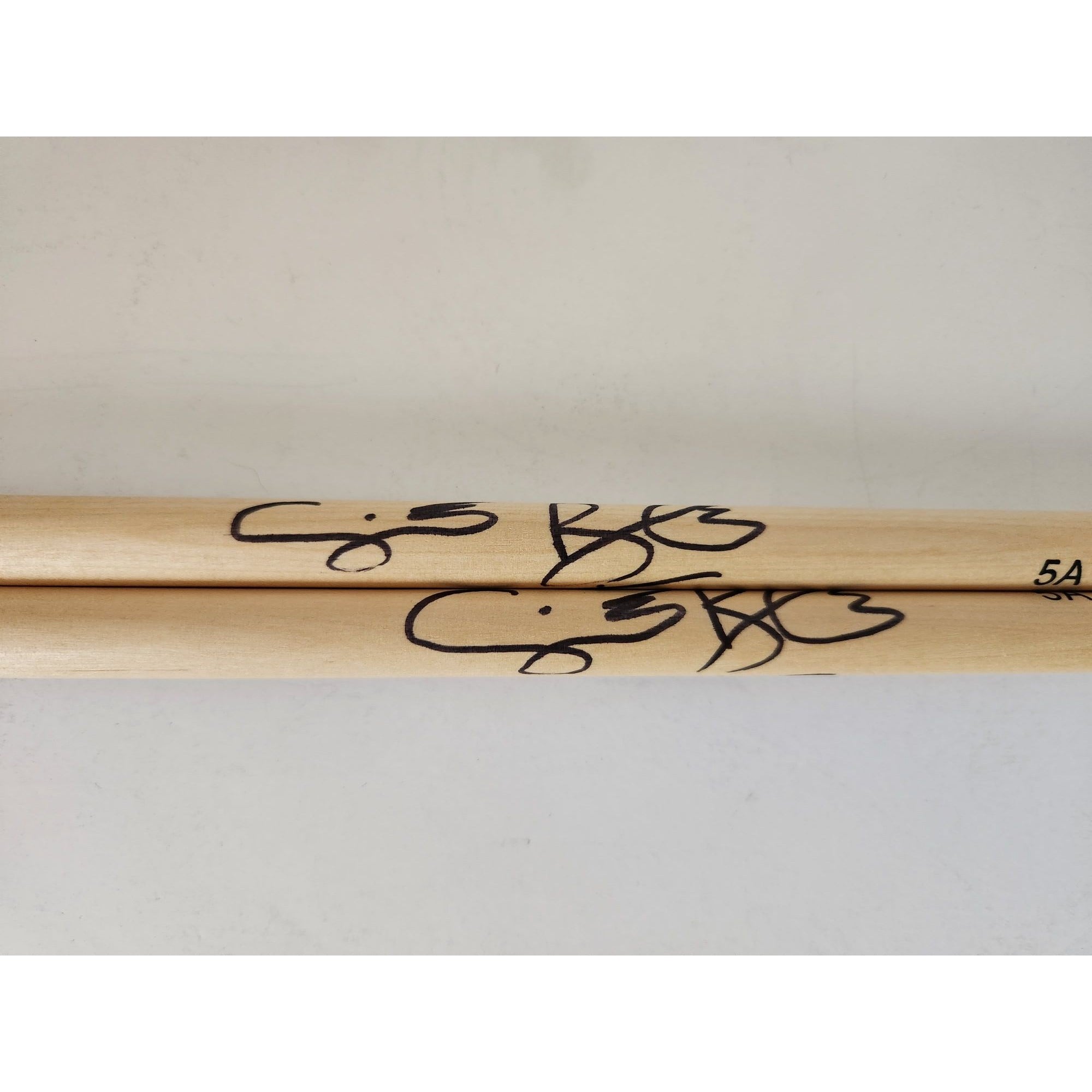 Ginger Baker of Cream Drumstick signed with proof