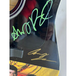 Load image into Gallery viewer, Morrissey, Johnny Marr, Andy Rourke, Mike Joyce, The Smiths acoustic guitar signed with proof
