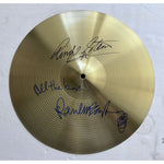 Load image into Gallery viewer, Paul McCartney and Ringo Starr The Beatles 18-in cymbal signed with proof
