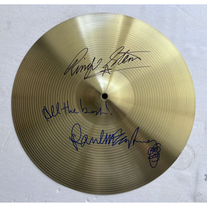 Paul McCartney and Ringo Starr The Beatles 18-in cymbal signed with proof