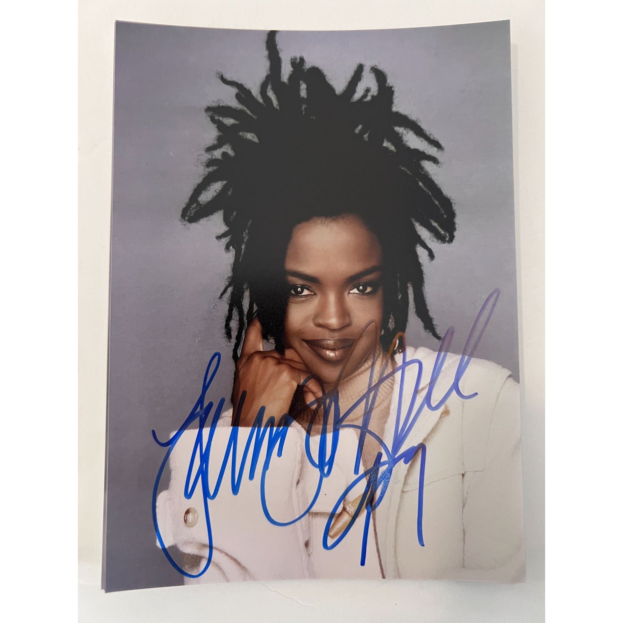 Lauryn Hill Lauryn Noelle Hill  5x7 photograph  signed with proof