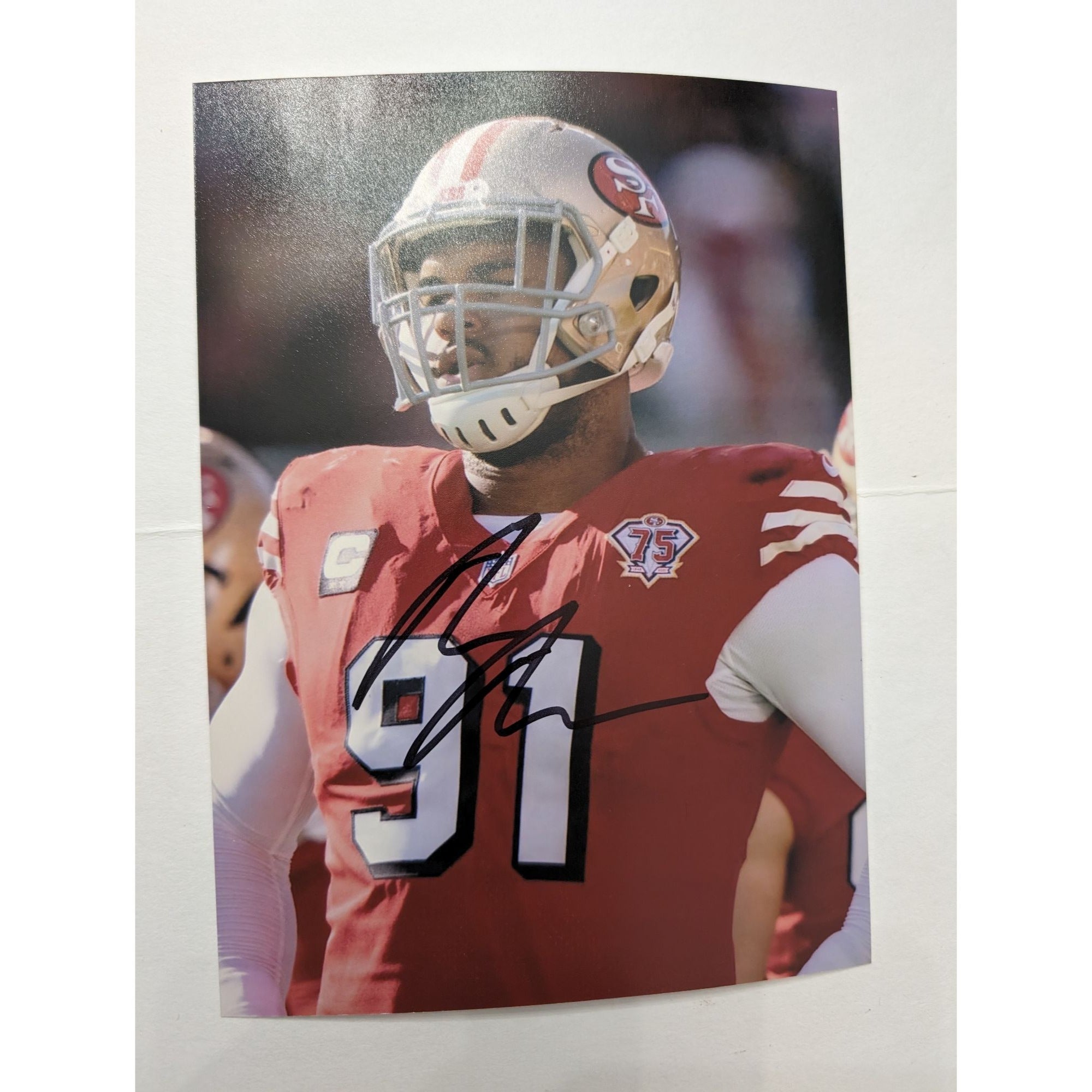 Arik Armstead San Francisco 49ers 5x7 photo signed with proof