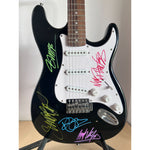 Load image into Gallery viewer, Simon Lebon Nick Rhodes John Taylor Andy Taylor Stratocaster full size electric guitar signed with proof
