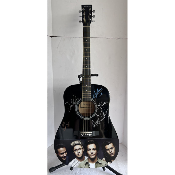 Harry Styles One Direction full size acoustic guitar signed with proof