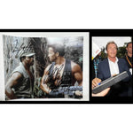 Load image into Gallery viewer, Arnold Schwarzenegger and Carl&#39;s Weathers Commando 8x10 photo signed with proof
