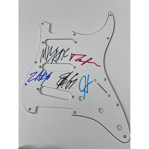 Avenged Sevenfold M. Shadows, Zacky Vengeance, Synyster Gates, Johnny Christ, Brooks Wackerman electric guitar pickguard signed with proof
