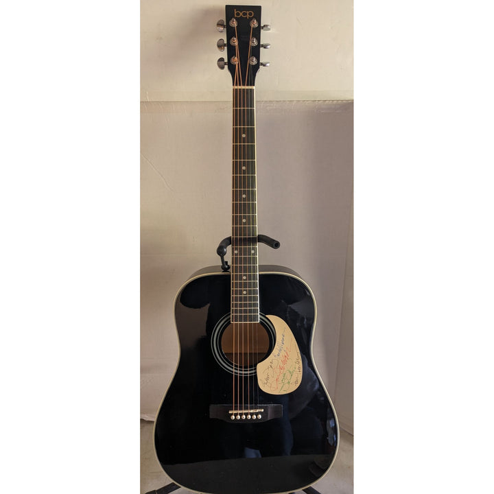 The Eagles Randy Meisner, Glenn Frey, Don Henley, Don Felder & Joe Walsh 41' full size acoustic guitar signed with proof