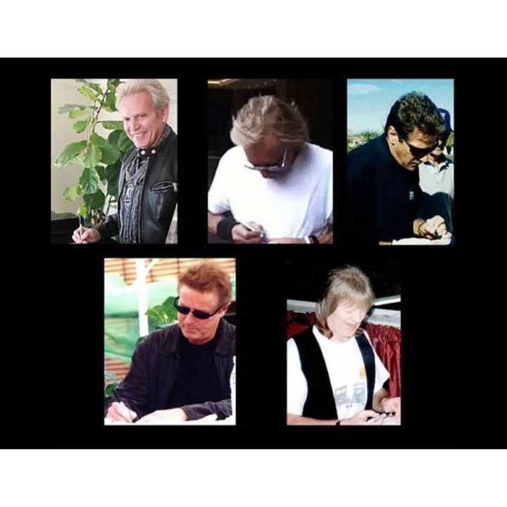 The Eagles Randy Meisner, Glenn Frey, Don Henley, Don Felder & Joe Walsh 41' full size acoustic guitar signed with proof