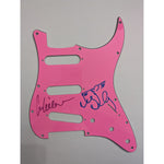 Load image into Gallery viewer, Ann and Nancy Wilson Heart stratocaster electric guitar pickguard signed with proof
