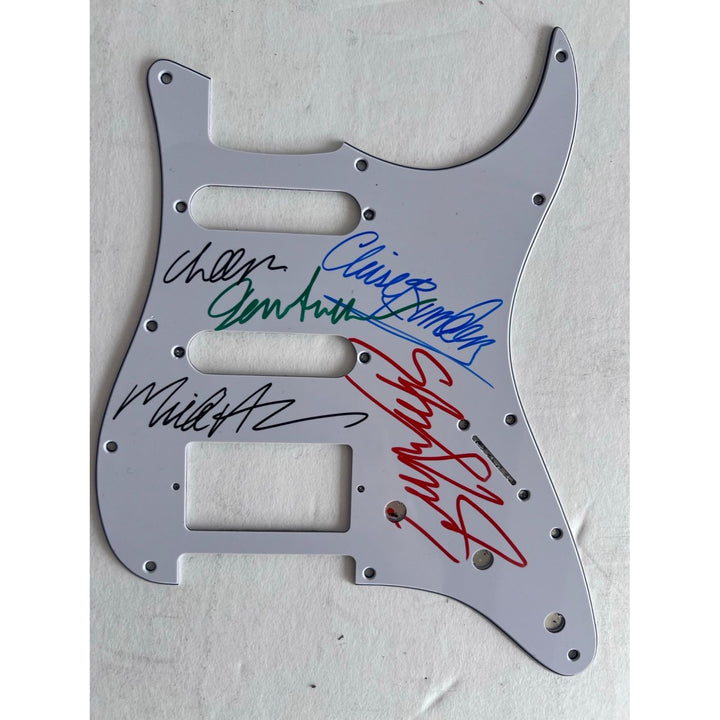 Ian Anderson Jethro Tull Fender Stratocaster electric guitar pickguard signed