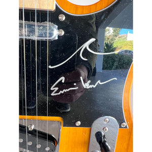 Pearl Jam Eddie Vedder, Jeff Ament, Stone Gossard, Matt Cameron and Mike McCready telecaster  electric guitar signed with proof