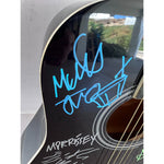 Load image into Gallery viewer, Morrissey, Johnny Marr, Andy Rourke, Mike Joyce, The Smiths acoustic guitar signed with proof
