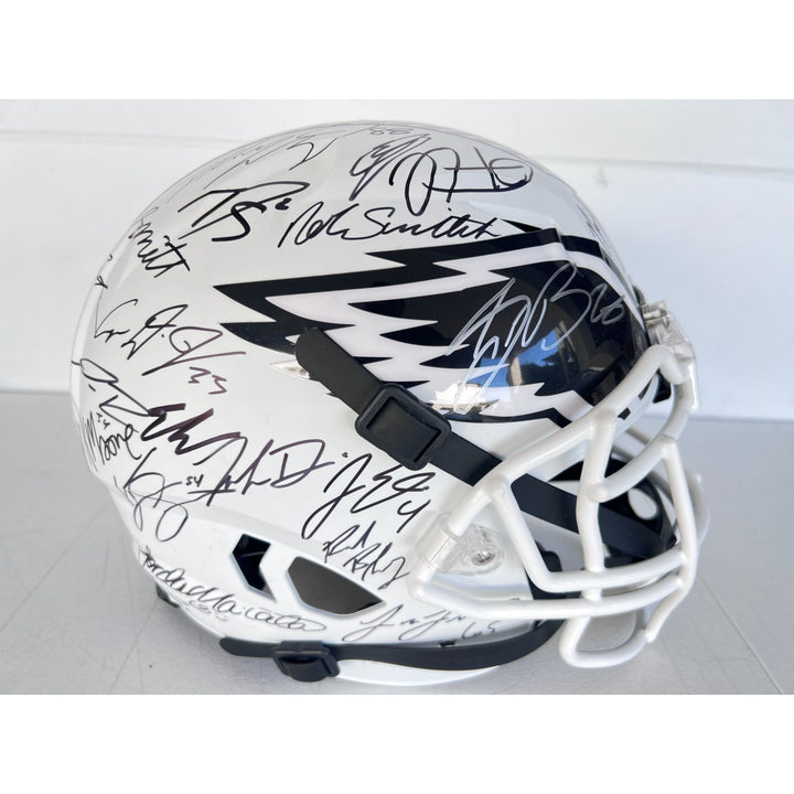 Philadelphia Eagles Schutt full size speed helmet 2024-25 team signed with proof