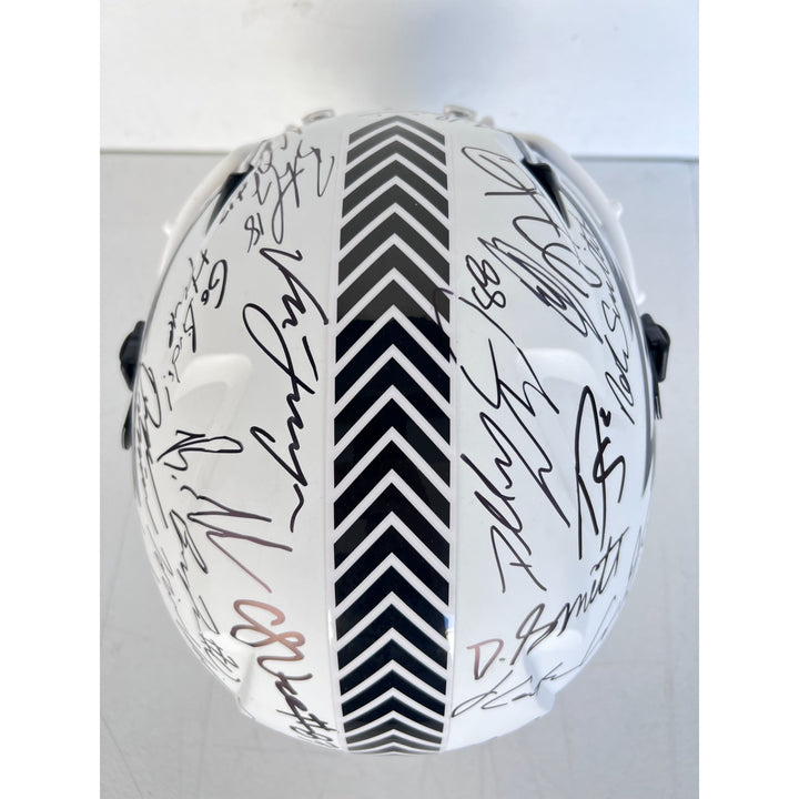 Philadelphia Eagles Schutt full size speed helmet 2024-25 team signed with proof