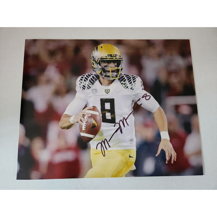 Marcus Mariota University of Oregon 8x10 photo signed