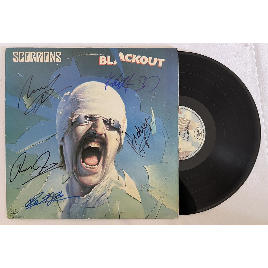 Scorpions "Blackout" LP signed with proof