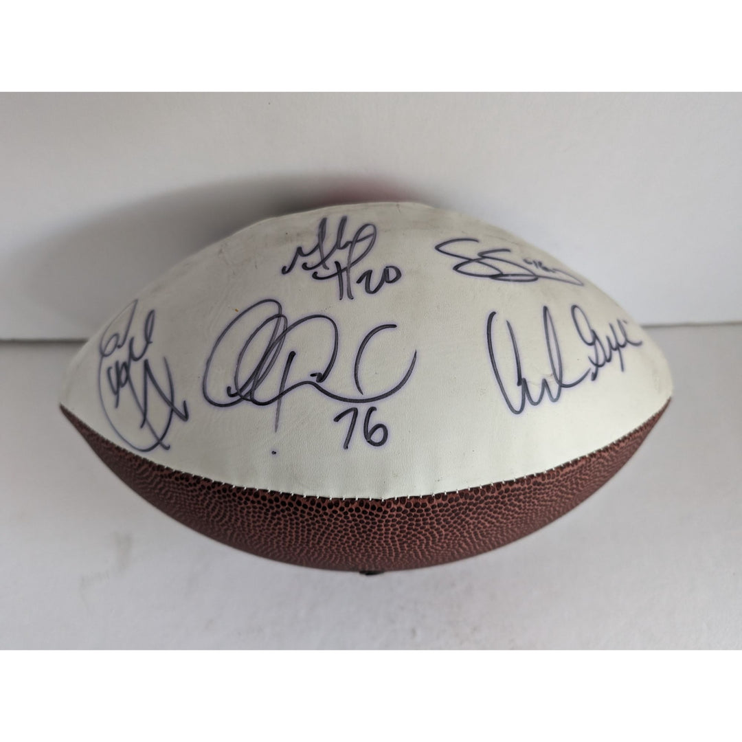 Ohio State Buckeyes Eddie George Archie Griffin Orlando Pace Chris Carter AJ Hawk Legend signed football