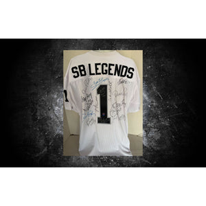 Al Davis, Marcus Allen ,John Madden, Jim Plunkett , Ray Guy, Dave Casper, Howie Long,  Art Shell, Tom Flores, Jim Otto Fred Biletnikoff Ken