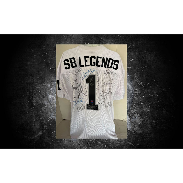 Al Davis, Marcus Allen ,John Madden, Jim Plunkett , Ray Guy, Dave Casper, Howie Long,  Art Shell, Tom Flores, Jim Otto Fred Biletnikoff Ken.