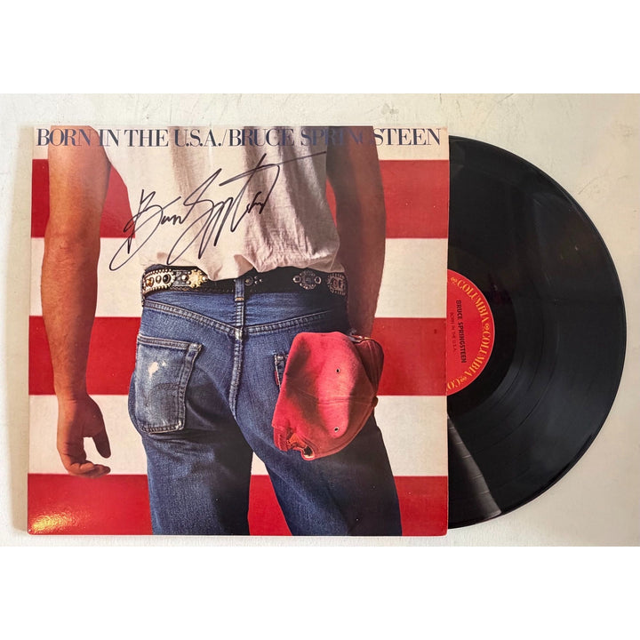 Bruce Springsteen "Born In The USA" original LP signed with proof