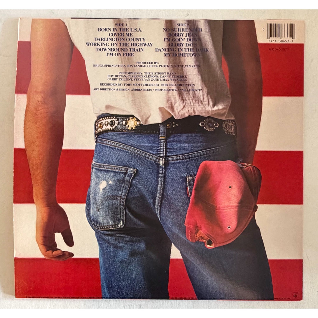 Bruce Springsteen "Born In The USA" original LP signed with proof