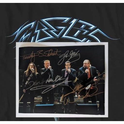 The Eagles, Don Henley, Joe Walsh, Glenn Frey, Timothy B. Schmidt, 11x14, photo, signed with proof