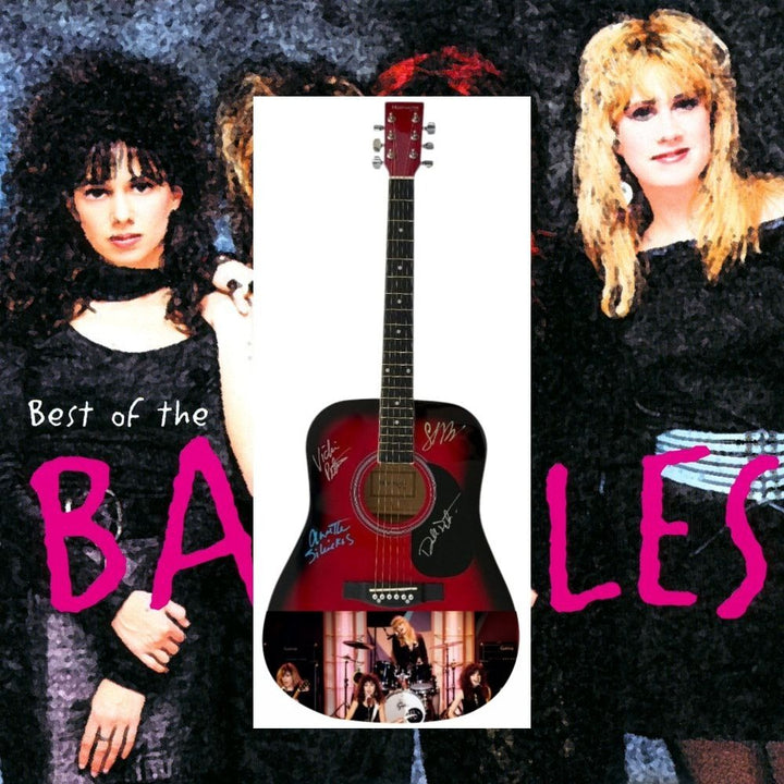 Bangles One of a Kind full size acoustic guitar signed with proof.