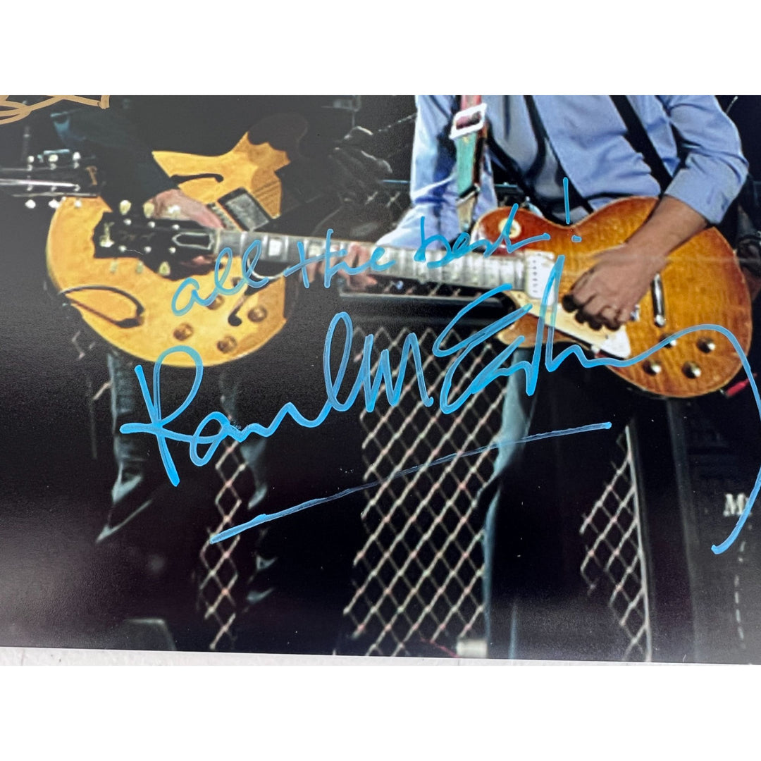 Sir Paul McCartney Bruce Springsteen, Joe Walsh & Rusty Anderson 11x14 photo signed with proof.