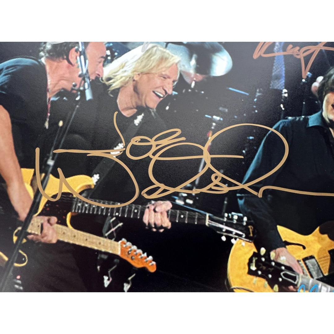 Sir Paul McCartney Bruce Springsteen, Joe Walsh & Rusty Anderson 11x14 photo signed with proof.