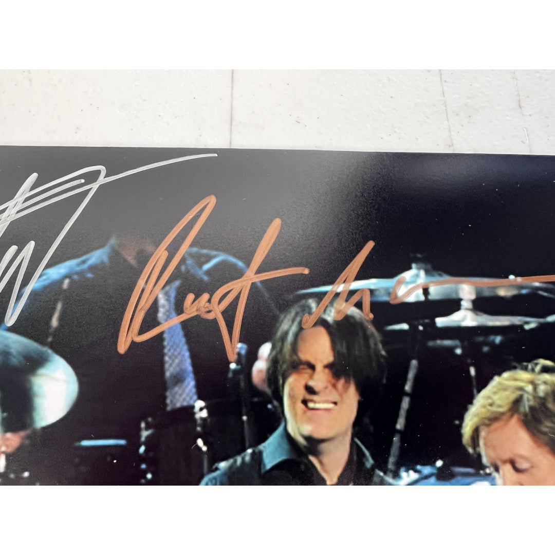 Sir Paul McCartney Bruce Springsteen, Joe Walsh & Rusty Anderson 11x14 photo signed with proof.