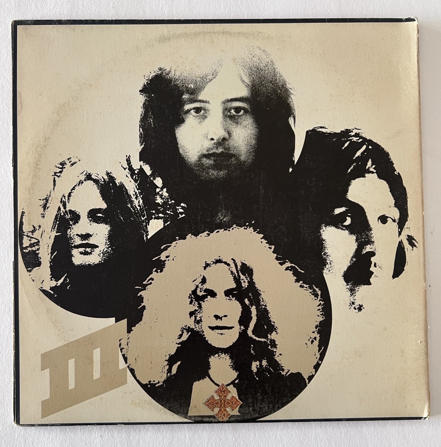 "Led Zeppelin 3", Jimmy Page Robert Plant John Paul Jones original vinyl Lp signed with proof