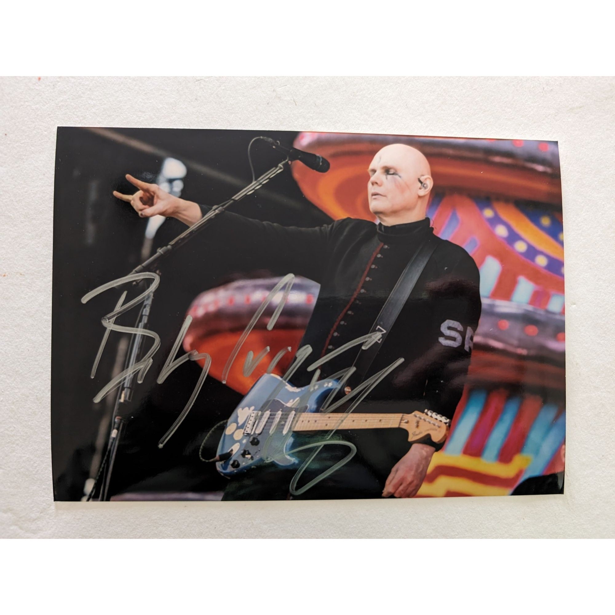 Billy Corgan Smashing Pumpkins 5x7 photo signed with proof