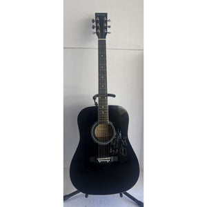 Eric Clapton signed with lyrics full size acoustic guitar with proof