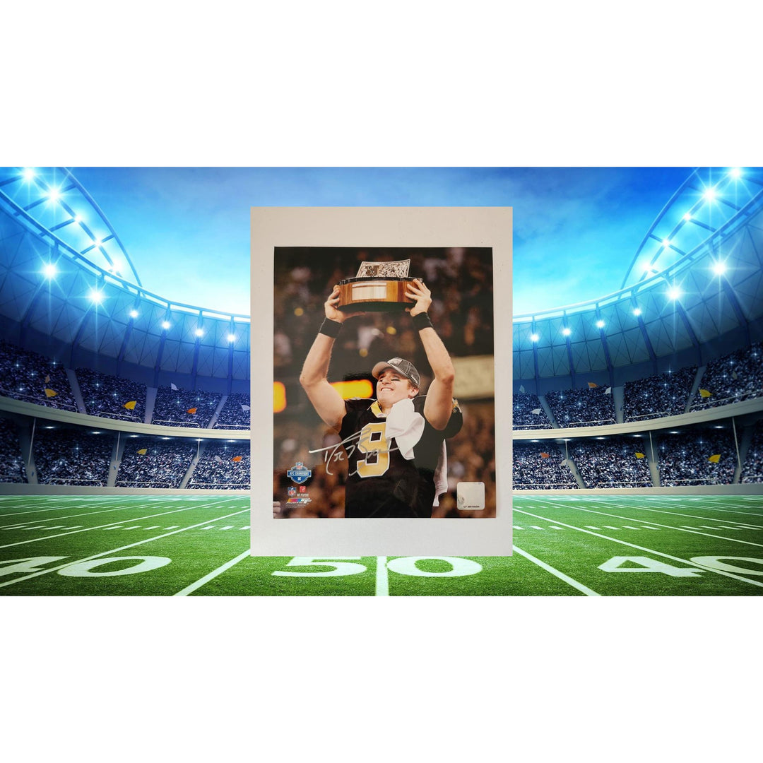 Drew Brees New Orleans Saints 8x10 photo signed