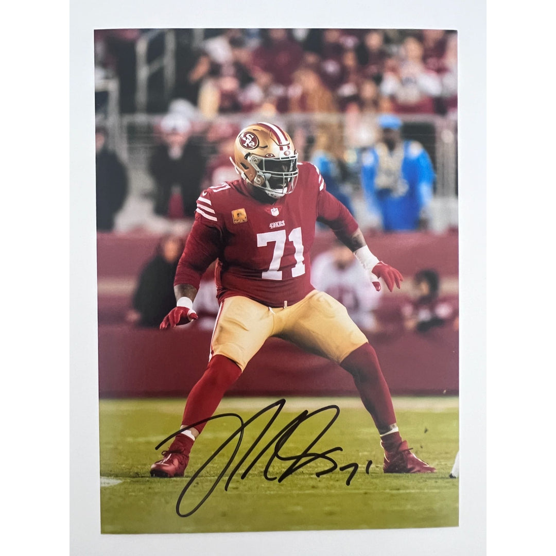 Trent Williams San Francisco 49ers All Pro 5x7 photo signed with proof